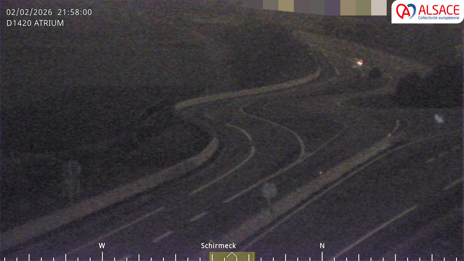 <h2>Webcam à Dorlisheim sur la D1420 (au bout de l'A352), au sud de Molsheim, au niveau du rond-point de la zone commercial Atrium. Vue sur les vignes du vin d'Alsace, orientée vers Gresswiller</h2>