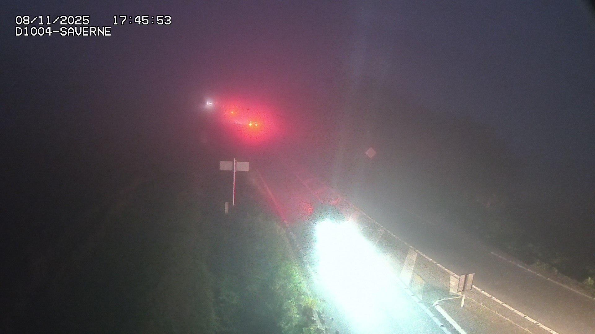 <h2>Webcam routière sur la D1004 en direction de Saverne à Wasselonne</h2>