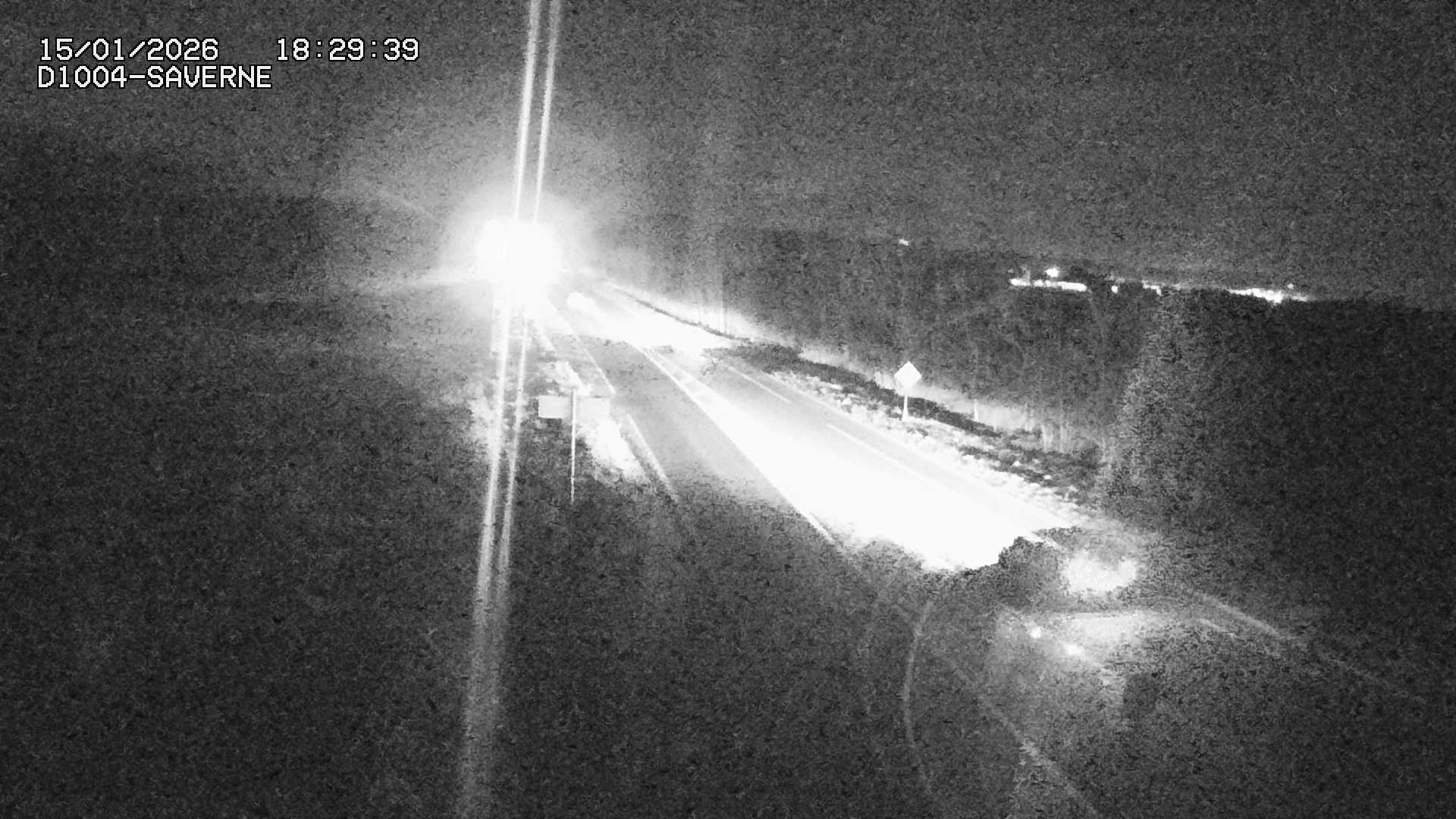 Webcam routière sur la D1004 en direction de Saverne à Wasselonne