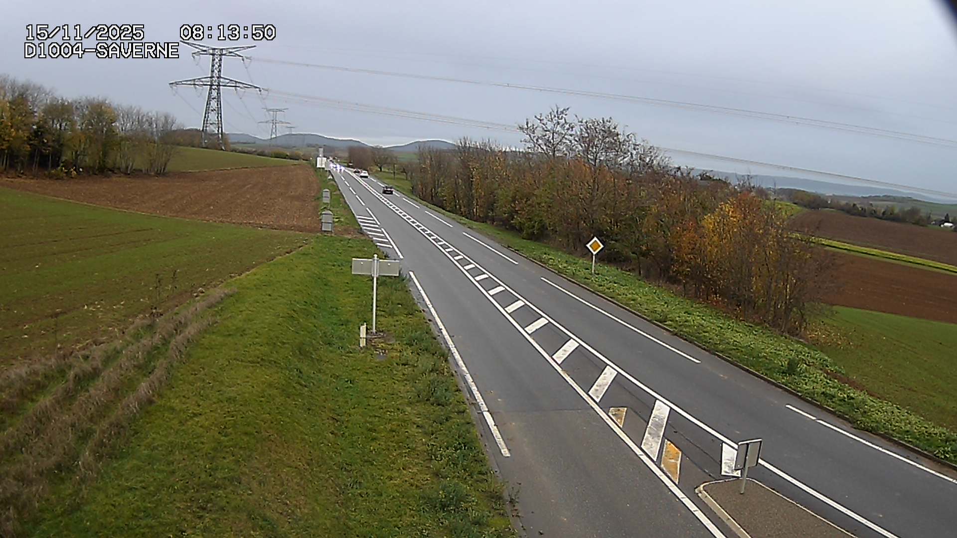 <h2>Webcam routière sur la D1004 en direction de Saverne à Wasselonne</h2>