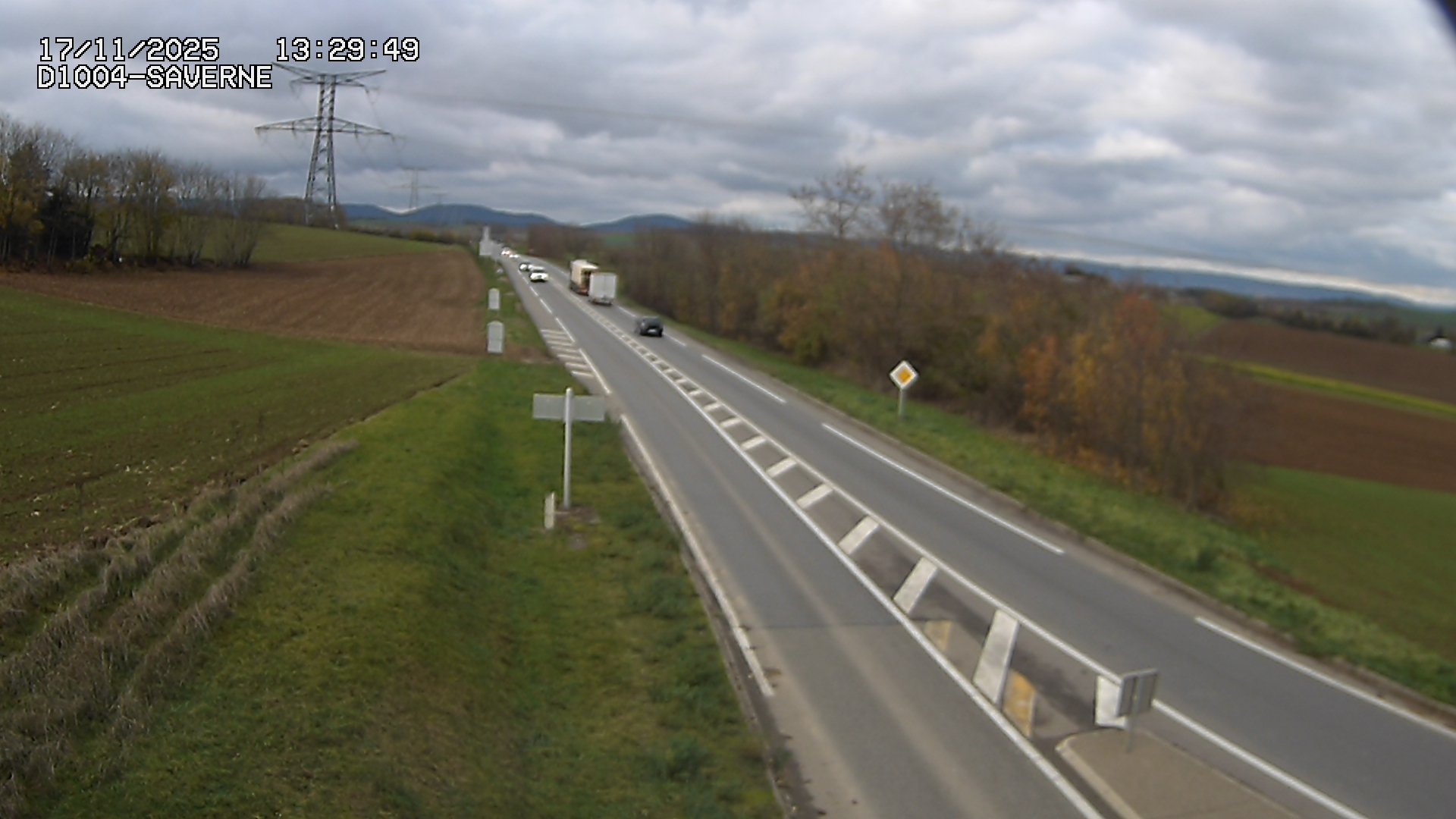 Webcam routière sur la D1004 en direction de Saverne à Wasselonne