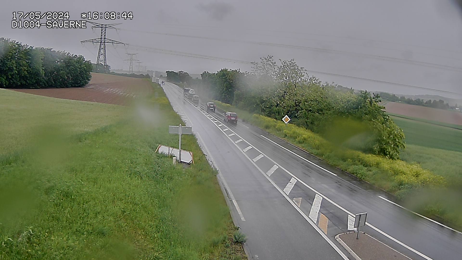 <h2>Webcam routière sur la D1004 en direction de Saverne à Wasselonne</h2>
