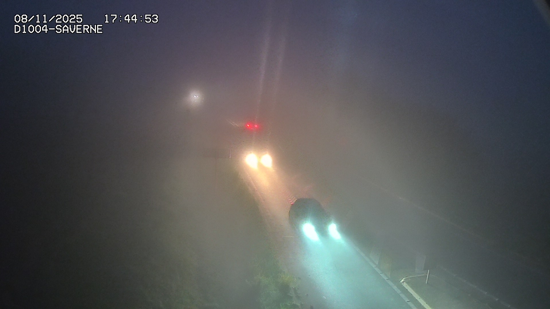 <h2>Webcam routière sur la D1004 en direction de Saverne à Wasselonne</h2>