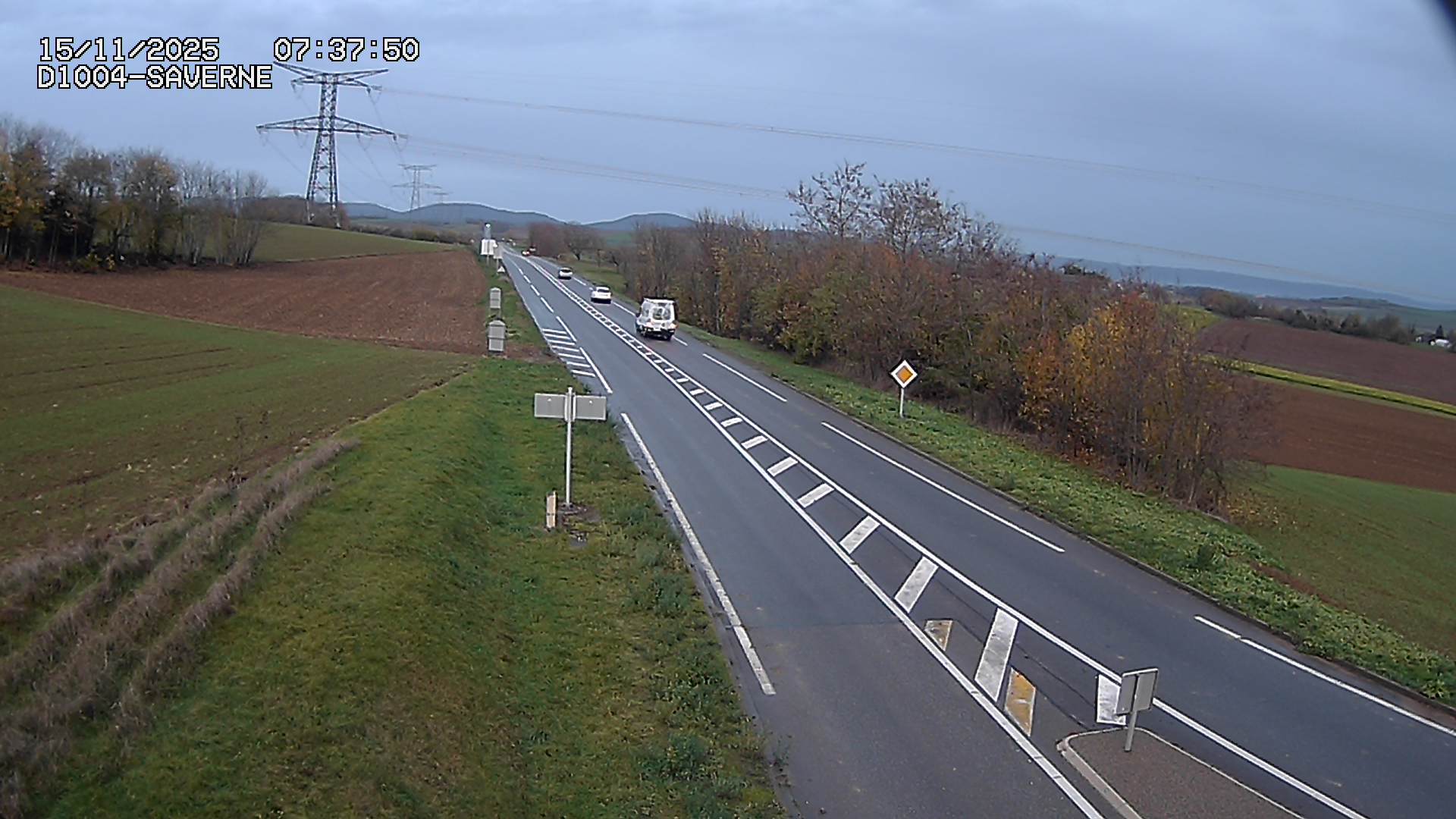 <h2>Webcam routière sur la D1004 en direction de Saverne à Wasselonne</h2>