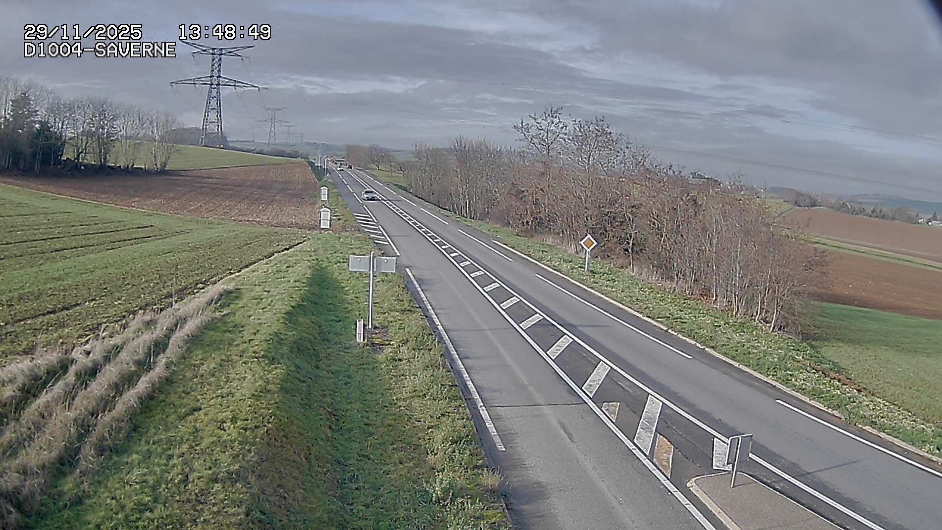 <h2>Webcam routière sur la D1004 en direction de Saverne à Wasselonne</h2>