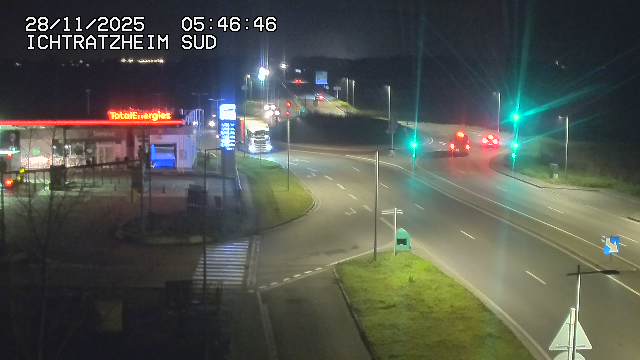 <h2>Webcam à Ichtratzheim, au sud de Strasbourg sur la D1089 (anciennement D89). Vue orientée vers Colmar</h2>