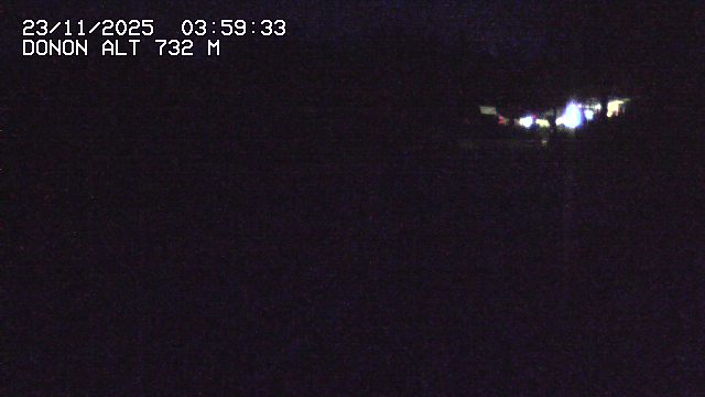 Webcam routière au niveau du col de Donon dans les Vosges à Grandfontaine, en Alsace, à 732 mètres d'altitude