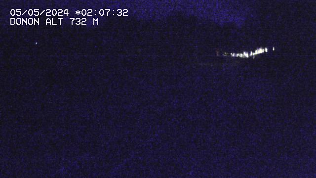 Webcam routière au niveau du col de Donon dans les Vosges à Grandfontaine, en Alsace, à 732 mètres d'altitude