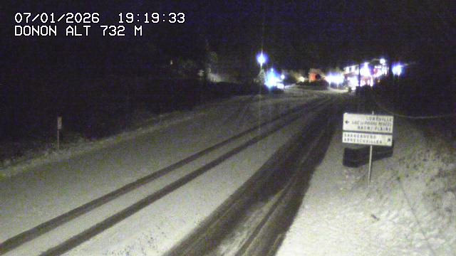 <h2>Webcam routière au niveau du col de Donon dans les Vosges à Grandfontaine, en Alsace, à 732 mètres d'altitude</h2>