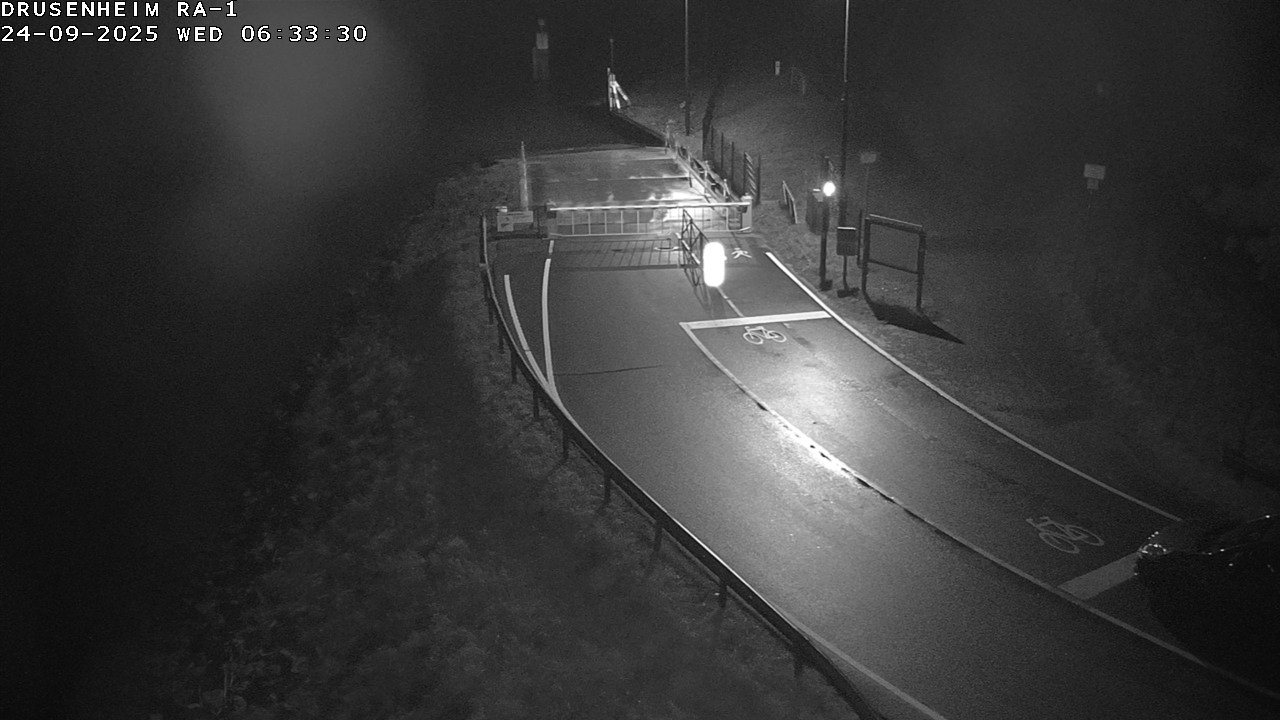 Webcam donnant sur la rampe d'embarquement du bac de Drusenheim