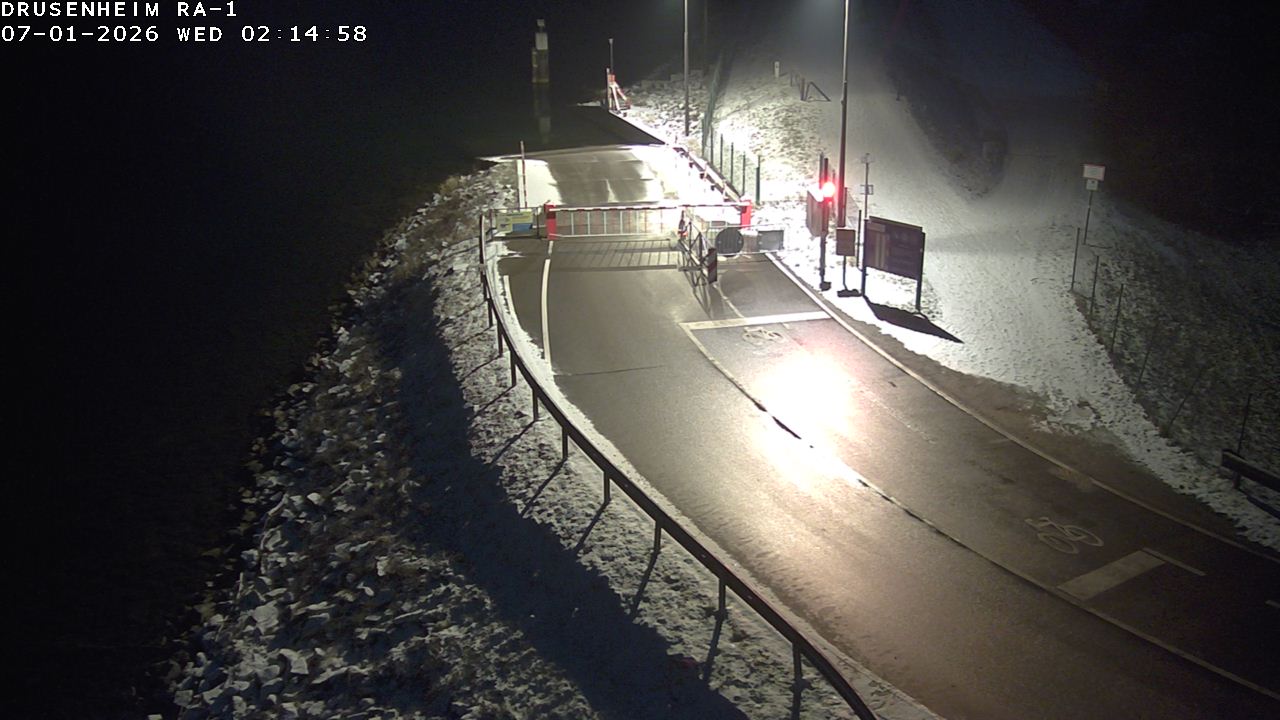 <h2>Webcam donnant sur la rampe d'embarquement du bac de Drusenheim</h2>