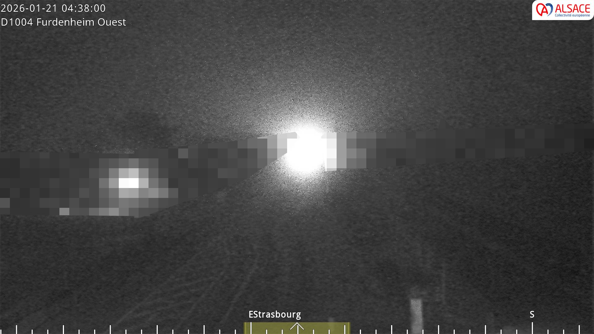 <h2>Webcam routière sur la D1004 à hauteur de Furdenheim, à l'ouest de Strasbourg</h2>