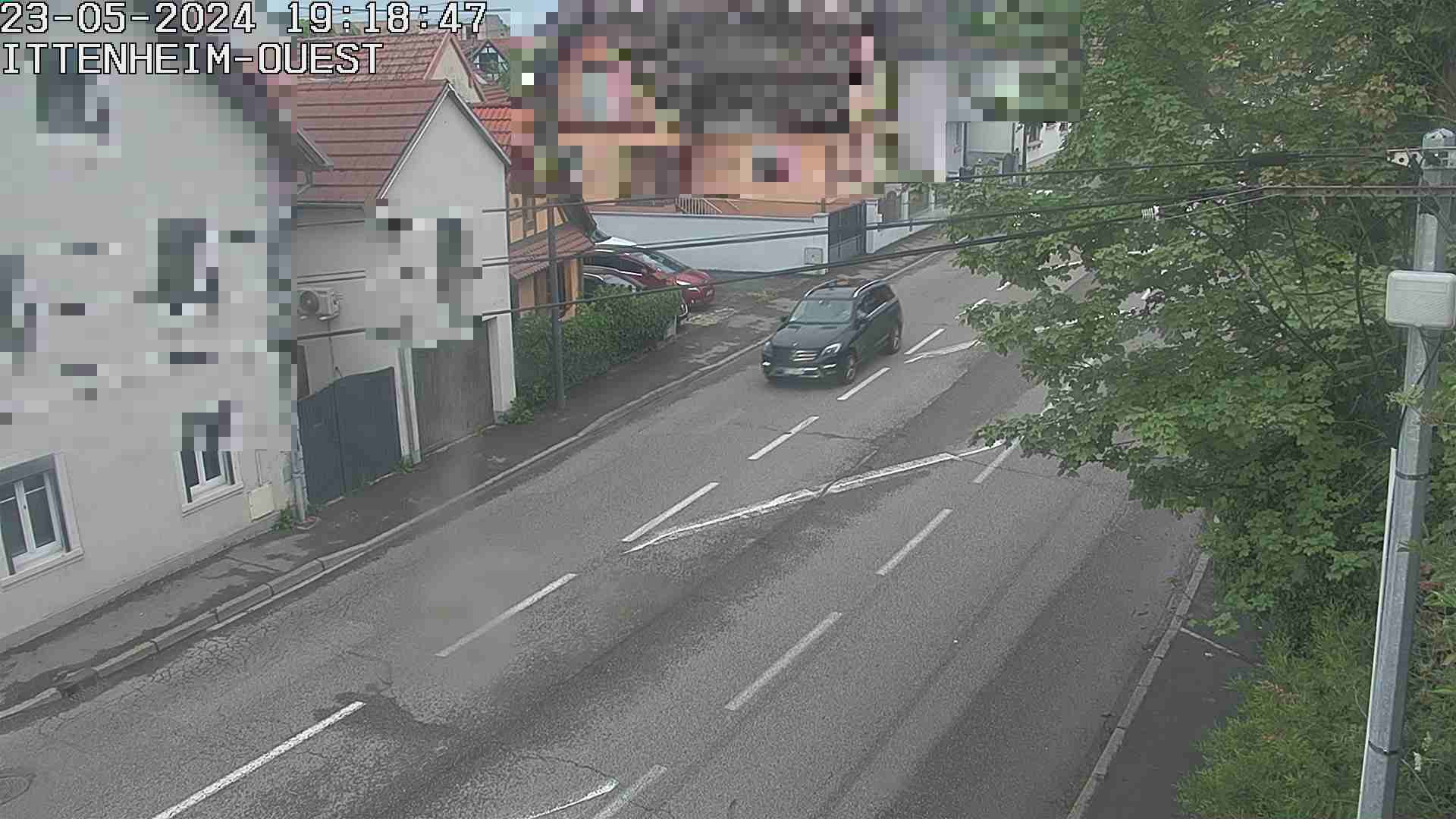 <h2>Webcam routière à la fin de la D1004 à la sortie d'Ittenheim en venant de Strasbourg, en provenance du Contournement Ouest de Strasbourg (A355) et de la Nationale 4</h2>