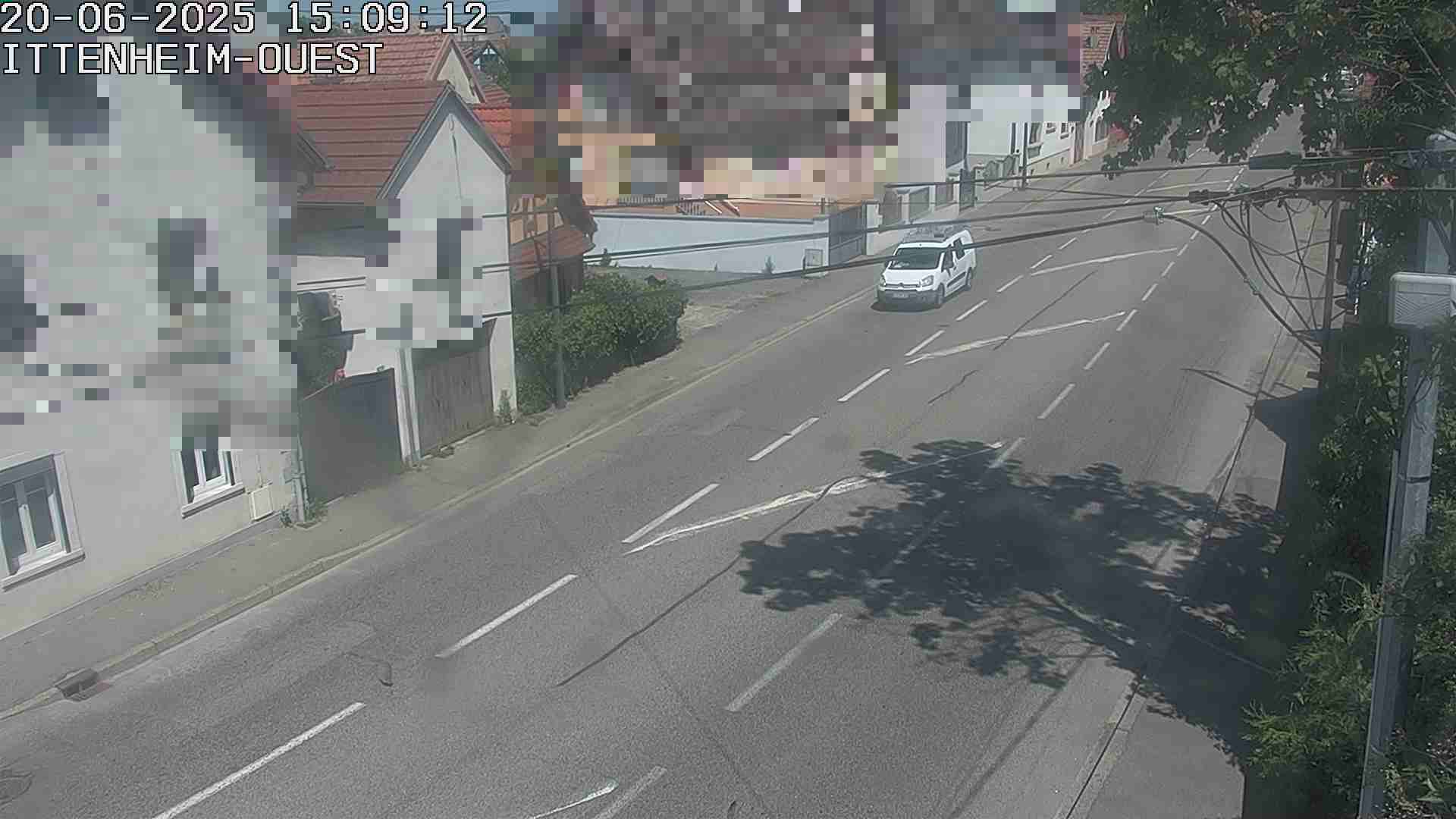 <h2>Webcam routière à la fin de la D1004 à la sortie d'Ittenheim en venant de Strasbourg, en provenance du Contournement Ouest de Strasbourg (A355) et de la Nationale 4</h2>