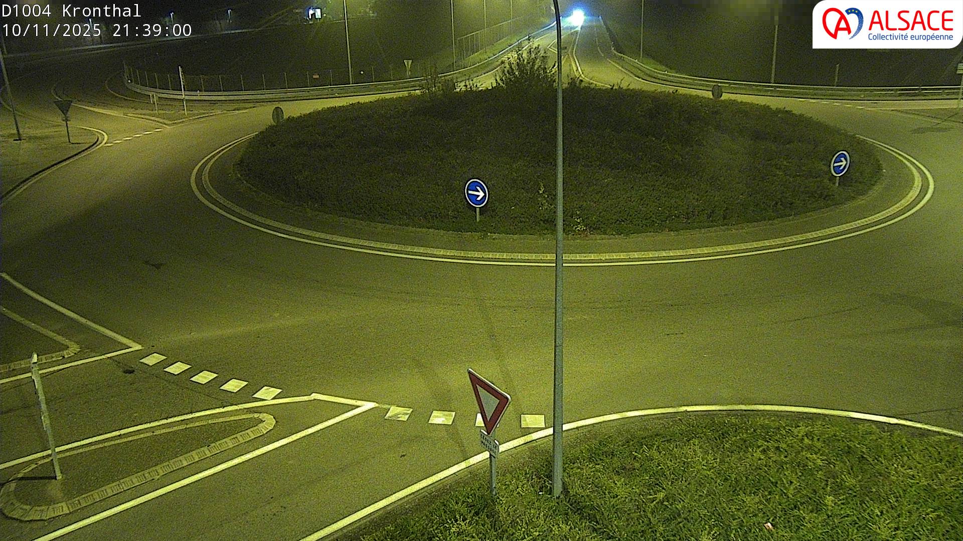 <h2>Webcam à la sortie de Marlenheim sur le rond-point joignant la D1002, la D422 et la D2004</h2>