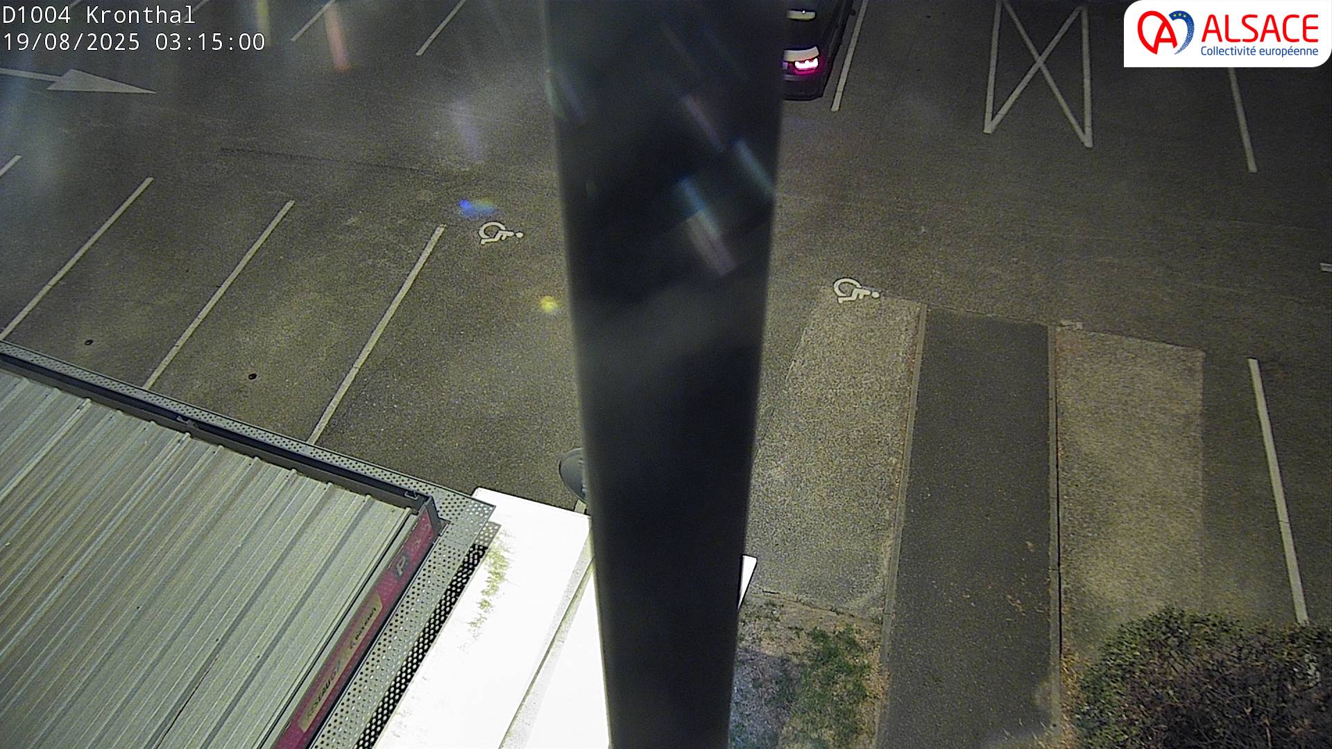 Webcam à la sortie de Marlenheim sur le rond-point joignant la D1002, la D422 et la D2004