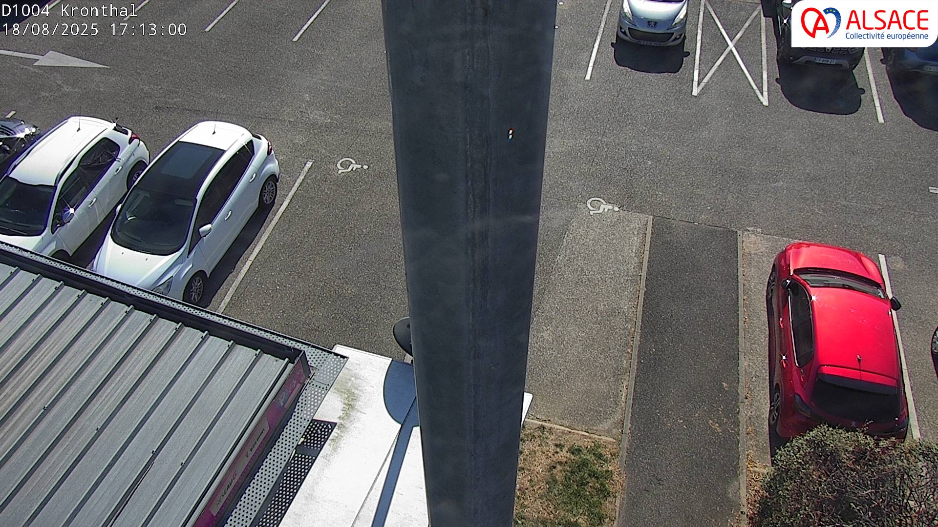 <h2>Webcam à la sortie de Marlenheim sur le rond-point joignant la D1002, la D422 et la D2004</h2>