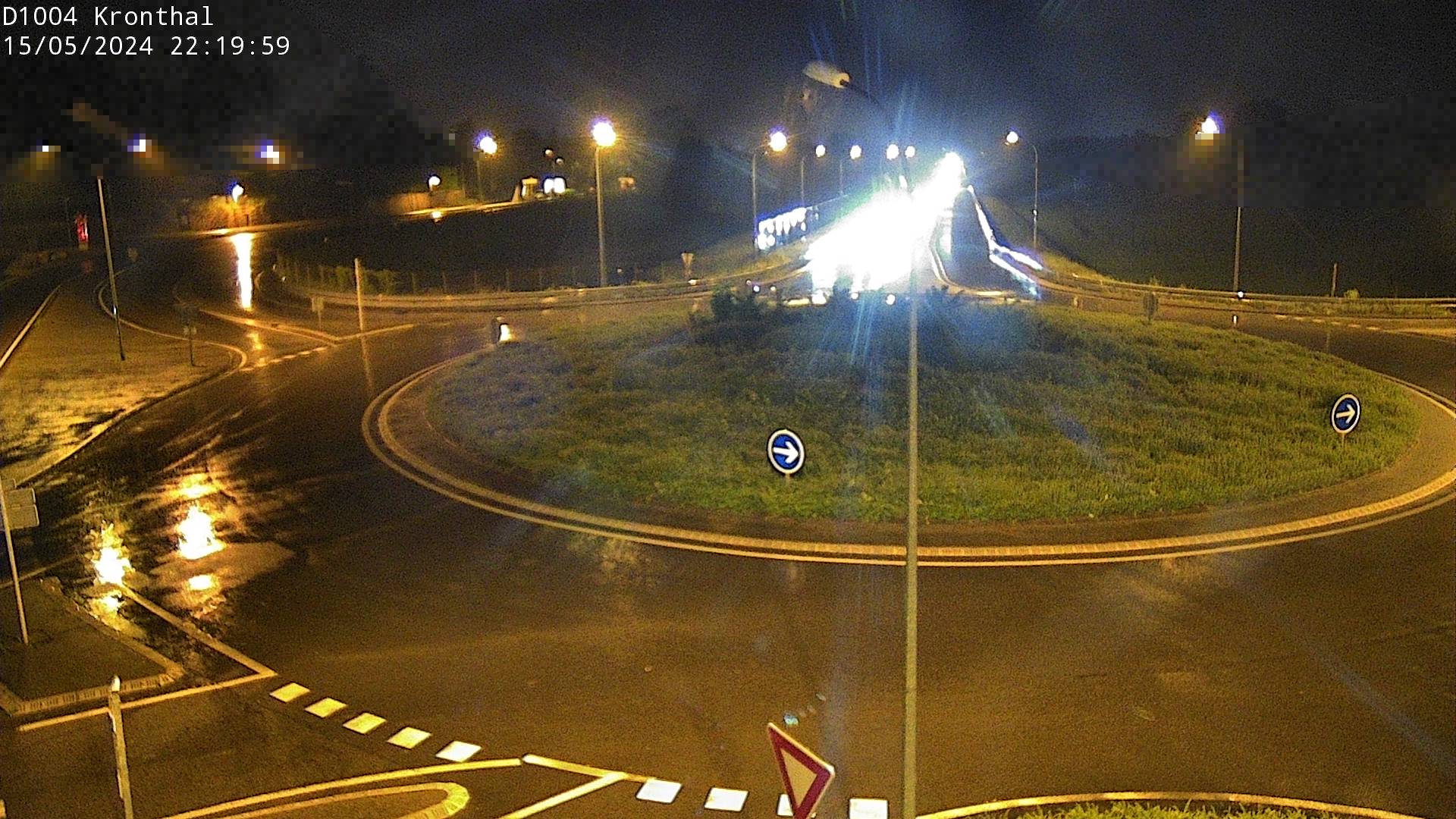 Webcam à la sortie de Marlenheim sur le rond-point joignant la D1002, la D422 et la D2004