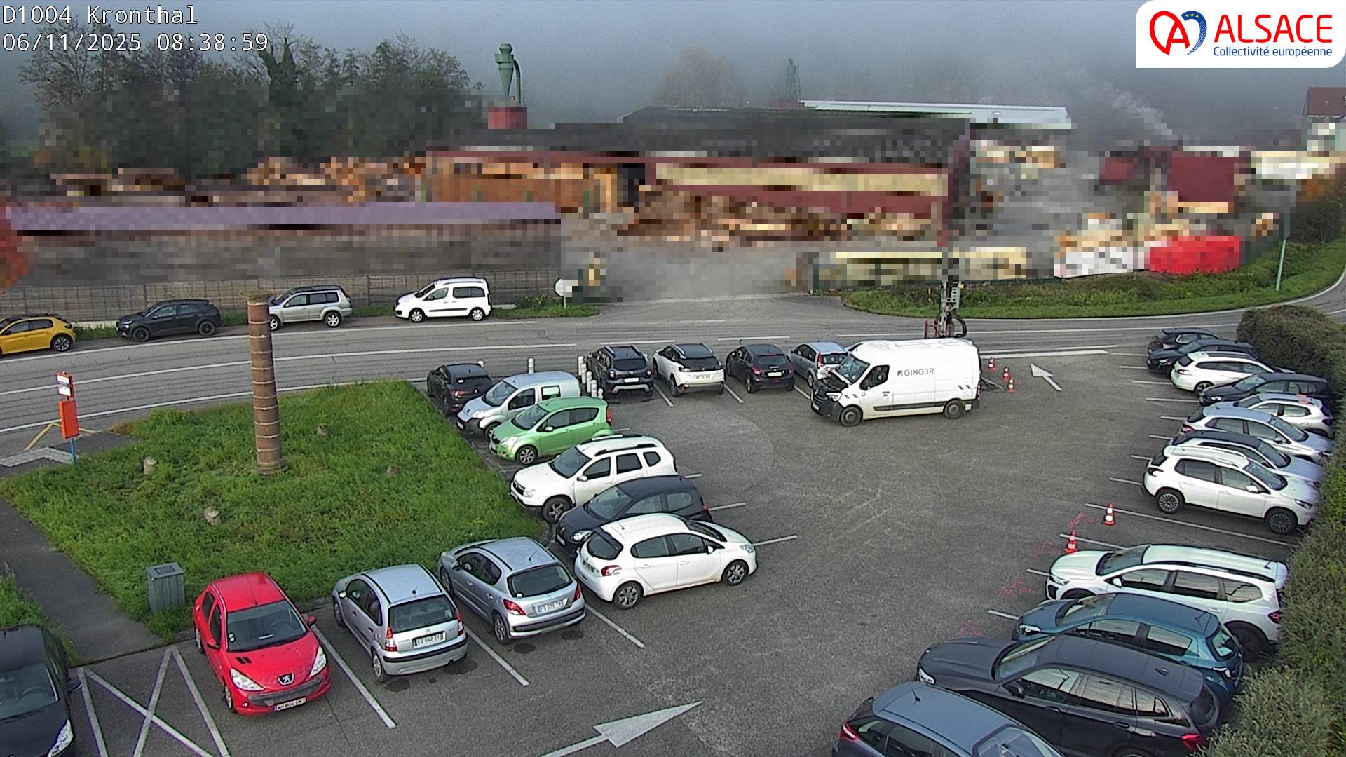 <h2>Webcam à la sortie de Marlenheim sur le rond-point joignant la D1002, la D422 et la D2004</h2>