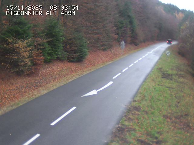 <h2>Webcam routière au niveau du col du Pigeonnier sur la D3 en direction de Wissembourg</h2>
