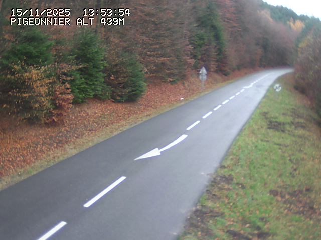 <h2>Webcam routière au niveau du col du Pigeonnier sur la D3 en direction de Wissembourg</h2>