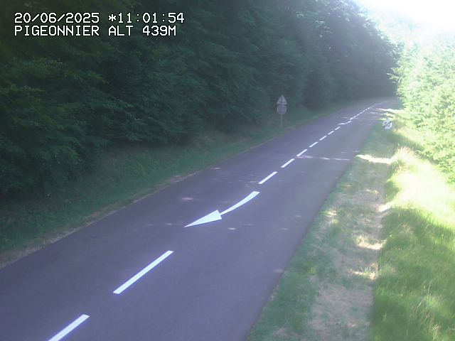 <h2>Webcam routière au niveau du col du Pigeonnier sur la D3 en direction de Wissembourg</h2>