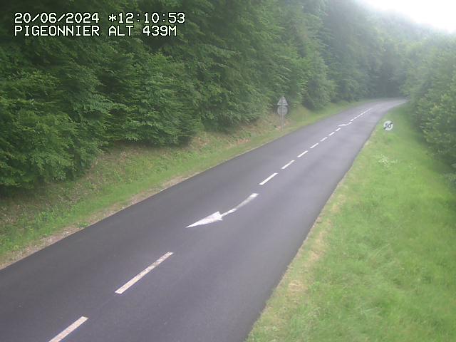 <h2>Webcam routière au niveau du col du Pigeonnier sur la D3 en direction de Wissembourg</h2>
