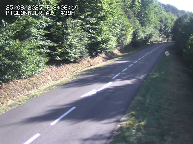 <h2>Webcam routière au niveau du col du Pigeonnier sur la D3 en direction de Wissembourg</h2>