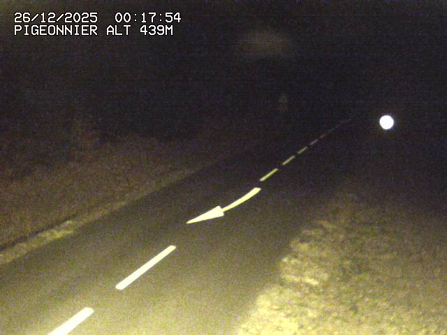 Webcam routière au niveau du col du Pigeonnier sur la D3 en direction de Wissembourg