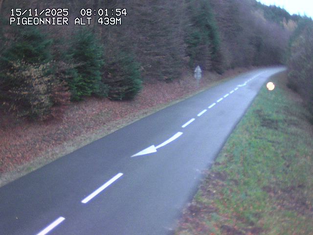 <h2>Webcam routière au niveau du col du Pigeonnier sur la D3 en direction de Wissembourg</h2>