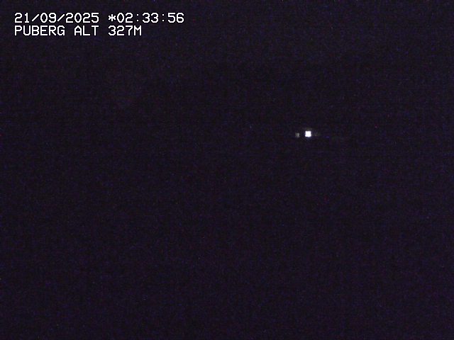 Webcam routière au niveau du col de Puberg à la jonction entre la D919 et la D935 à Rosteig, en Alsace, à 327 mètres d'altitude