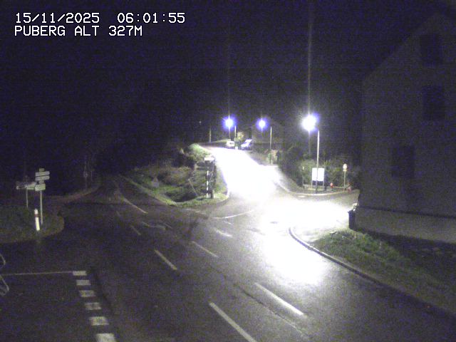 <h2>Webcam routière au niveau du col de Puberg à la jonction entre la D919 et la D935 à Rosteig, en Alsace, à 327 mètres d'altitude</h2>