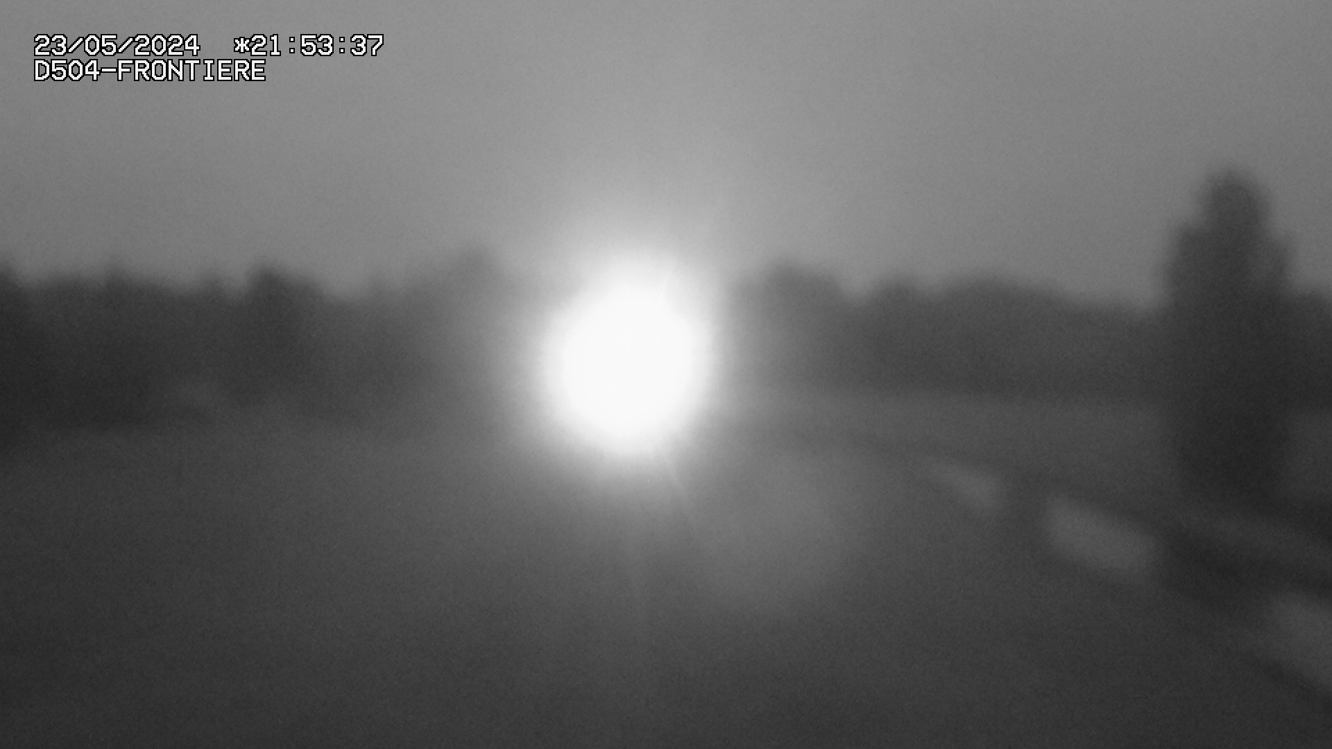<h2>Webcam routière à Roppenheim sur la D4. La voie en sens inverse se dirige vers la frontière allemande</h2>