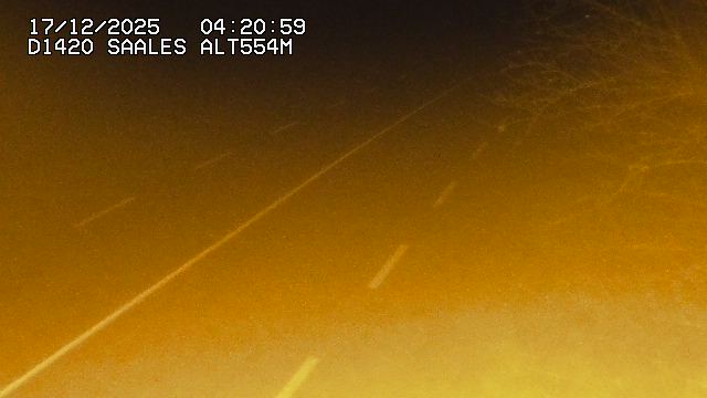 <h2>Webcam au niveau du col de Saales, à la limite entre le département des Vosges et celui du Bas-Rhin</h2>