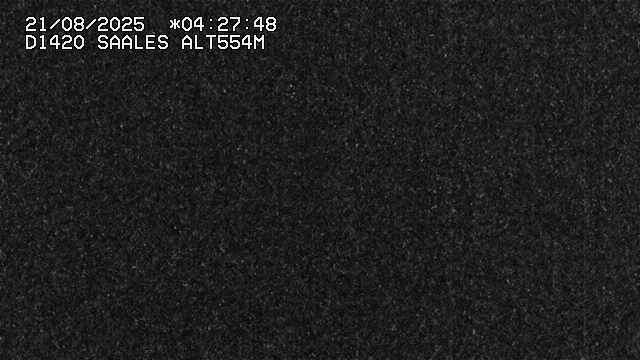 Webcam au niveau du col de Saales, à la limite entre le département des Vosges et celui du Bas-Rhin