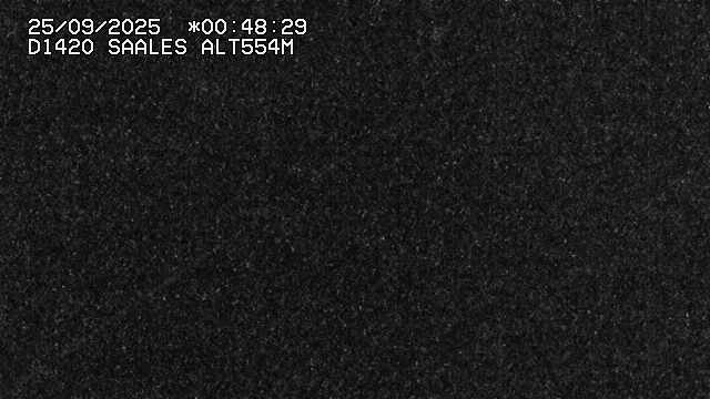 Webcam au niveau du col de Saales, à la limite entre le département des Vosges et celui du Bas-Rhin