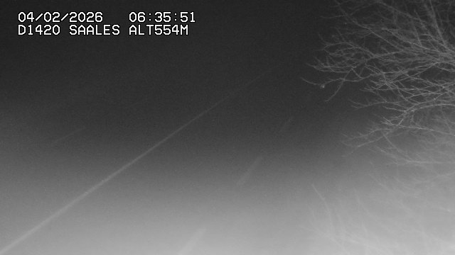 <h2>Webcam au niveau du col de Saales, à la limite entre le département des Vosges et celui du Bas-Rhin</h2>