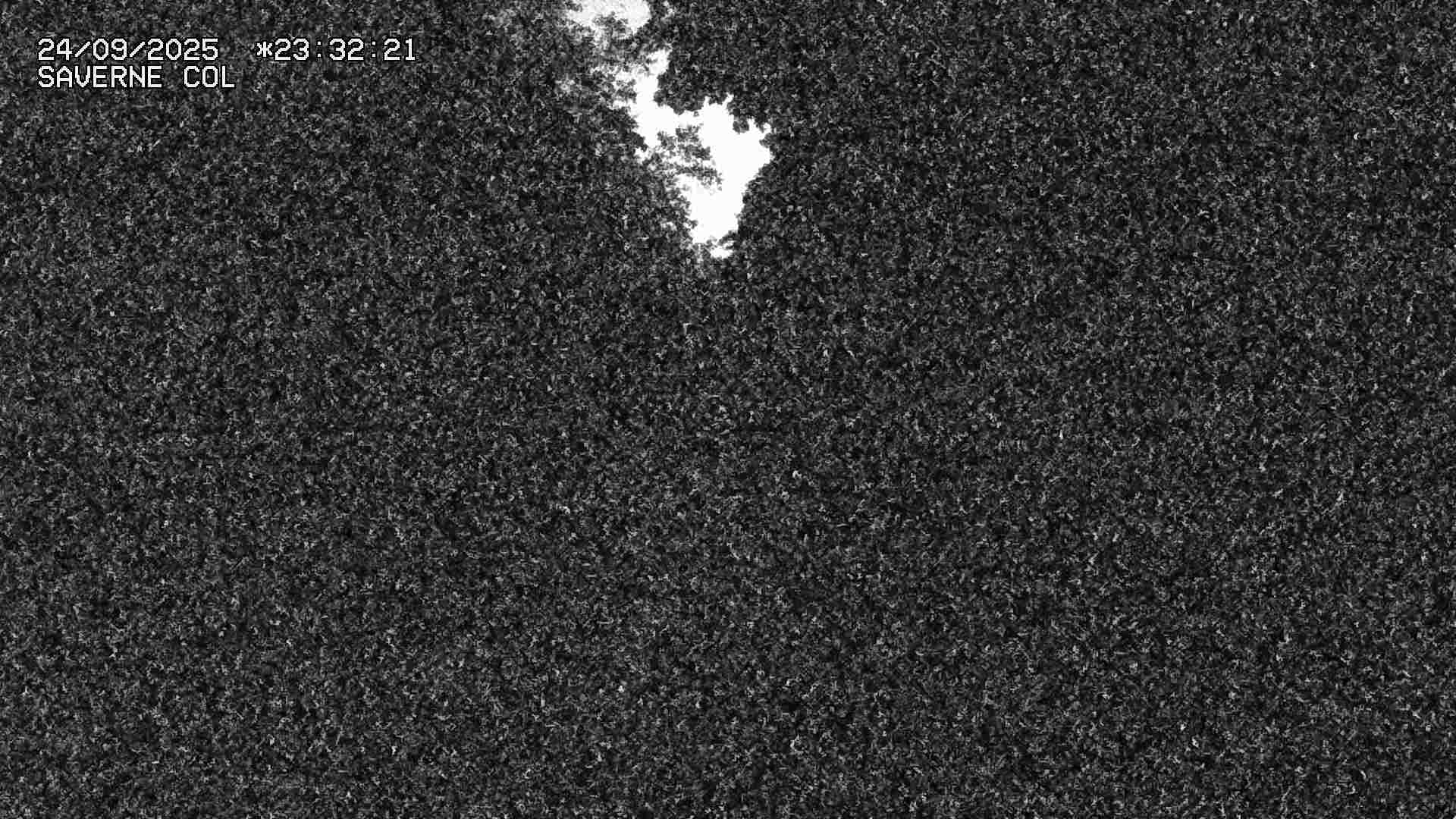 Webcam sur le col de Saverne sur la D1004. Vue orientée vers Saverne dans le massif des Vosges