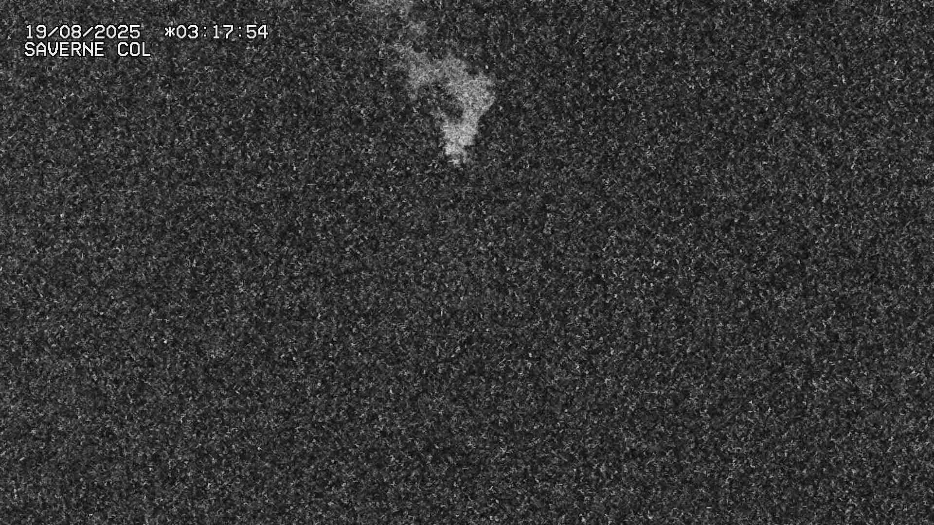 Webcam sur le col de Saverne sur la D1004. Vue orientée vers Saverne dans le massif des Vosges