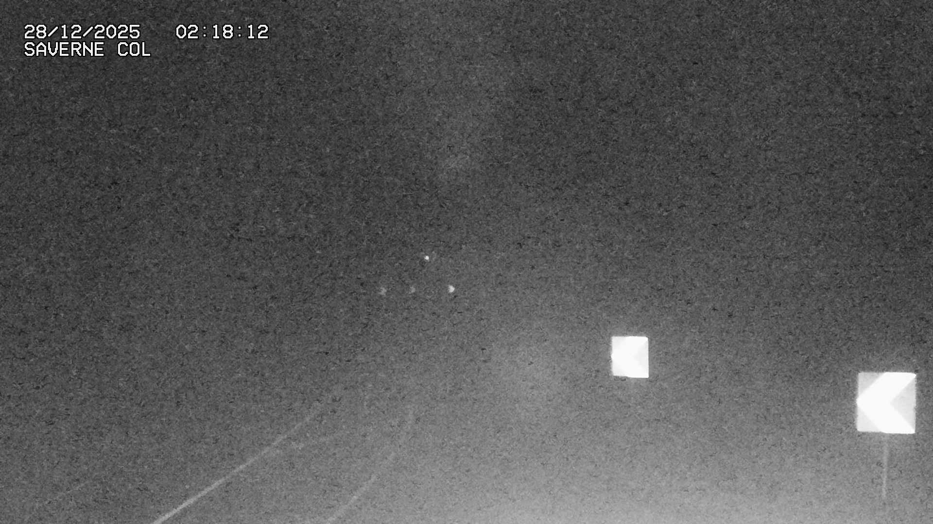 Webcam sur le col de Saverne sur la D1004. Vue orientée vers Saverne dans le massif des Vosges