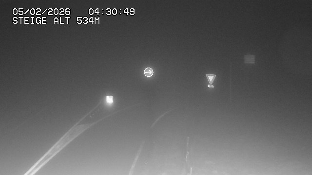 Webcam du col de Steige à Ranrupt dans les Vosges à la jonction entre la D50, la D424 et la D214