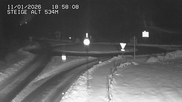 Webcam du col de Steige à Ranrupt dans les Vosges à la jonction entre la D50, la D424 et la D214