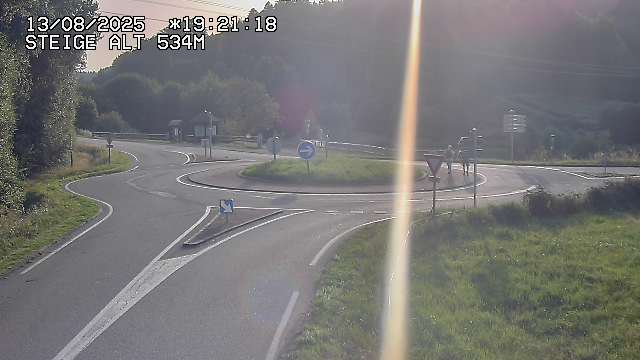 <h2>Webcam du col de Steige à Ranrupt dans les Vosges à la jonction entre la D50, la D424 et la D214</h2>