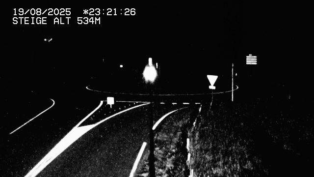 Webcam du col de Steige à Ranrupt dans les Vosges à la jonction entre la D50, la D424 et la D214