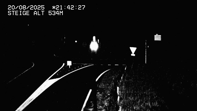 Webcam du col de Steige à Ranrupt dans les Vosges à la jonction entre la D50, la D424 et la D214