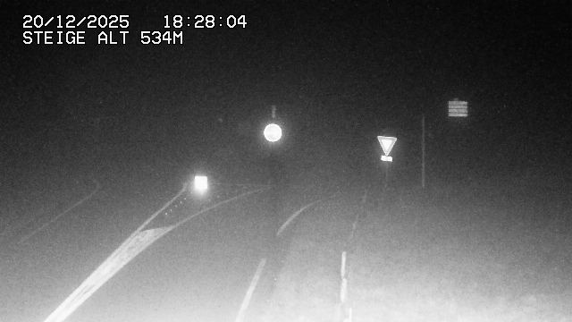 Webcam du col de Steige à Ranrupt dans les Vosges à la jonction entre la D50, la D424 et la D214