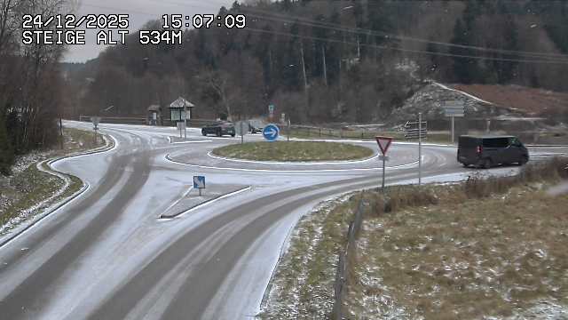 <h2>Webcam du col de Steige à Ranrupt dans les Vosges à la jonction entre la D50, la D424 et la D214</h2>