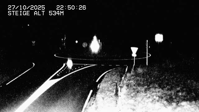 Webcam du col de Steige à Ranrupt dans les Vosges à la jonction entre la D50, la D424 et la D214