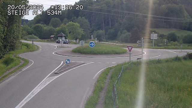 <h2>Webcam du col de Steige à Ranrupt dans les Vosges à la jonction entre la D50, la D424 et la D214</h2>