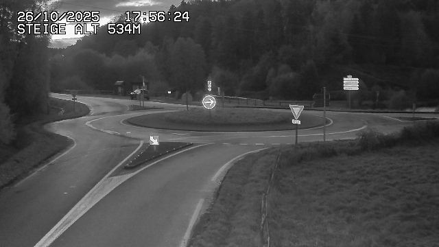 <h2>Webcam du col de Steige à Ranrupt dans les Vosges à la jonction entre la D50, la D424 et la D214</h2>
